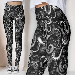 Legging Leggens Tentáculos De Octopus Steampunk