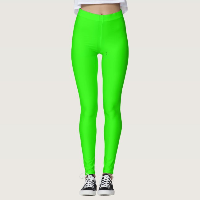 Legging Leggens Verdes Perfeitas Chave Croma (Frente)