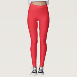 Legging Leggens Vermelhos Sólidas Imperiais