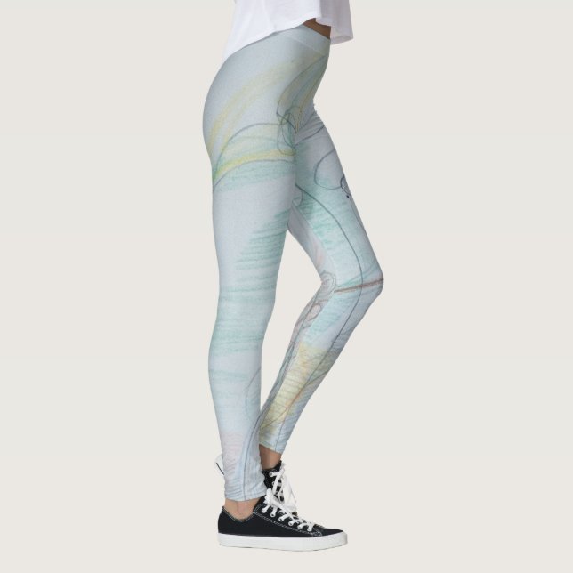 Legging Legging: print Swans (Direita)