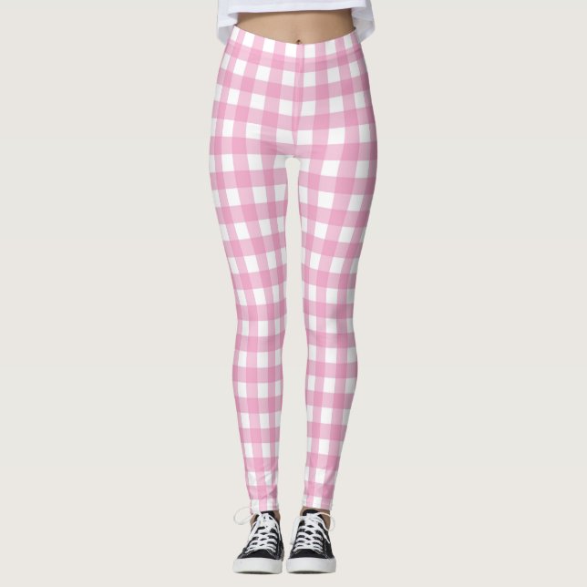 Legging Leggingham das mulheres, cor-de-rosa, (Frente)