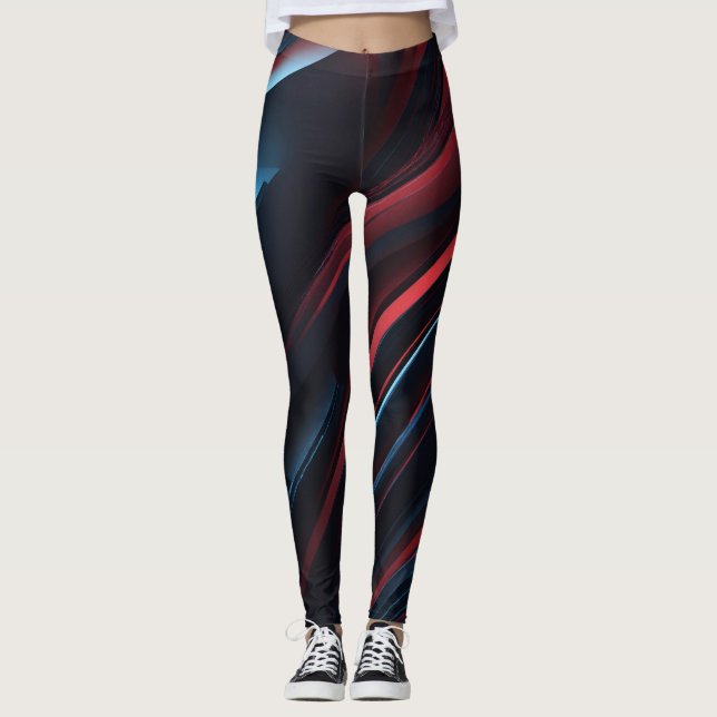 Legging "Leggings 3D Chaóticas do Chrom: AR12 - Caos 60" (Frente)