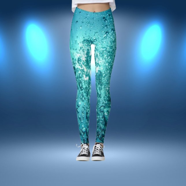 Legging "Leggings de Bolhas de Oceano" (Criador carregado)