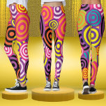 Legging "Leggings de Destino de Intermitência de Cor"<br><div class="desc">Faça uma declaração com as Leggings de Destino de Intermitência de Cores,  apresentando padrões de círculo de alvo vibrantes em uma combinação dinâmica de cores. Estas leggings são perfeitas para adicionar um toque ousado e artístico às suas obras,  passagens casuais ou estilo do dia a dia.</div>