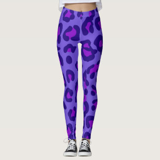 Legging Leggings-leopardo-de-mirtilo