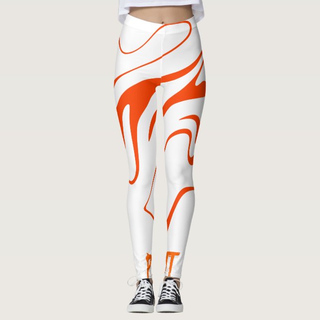 Legging "Leggings que mesclam estilo, conforto e unificaçõ (Frente)