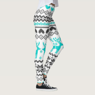 Legging Leggings/Rebeldes e Corações de Natal