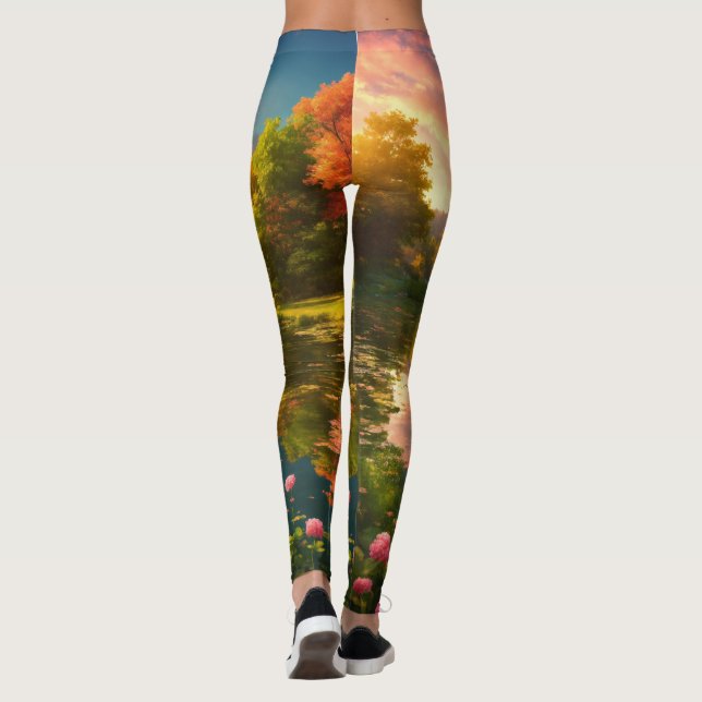 Legging "Leggings Sonhadoras Encantadas" (Verso)