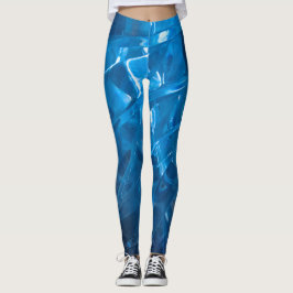 Legging Leggins azuis profundos