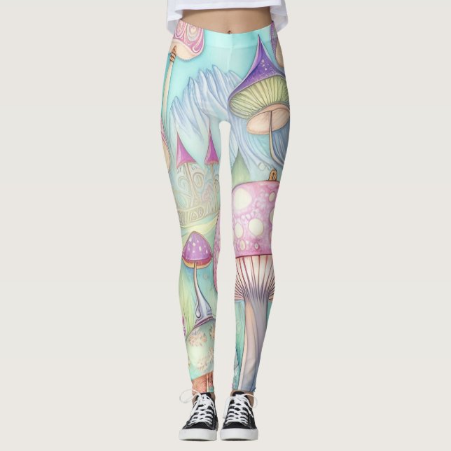 Legging Leggins de abstrato Art (Frente)