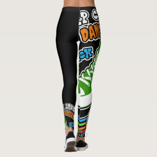 Legging Leggins profundos 2 camisetas de evento de jogo Le