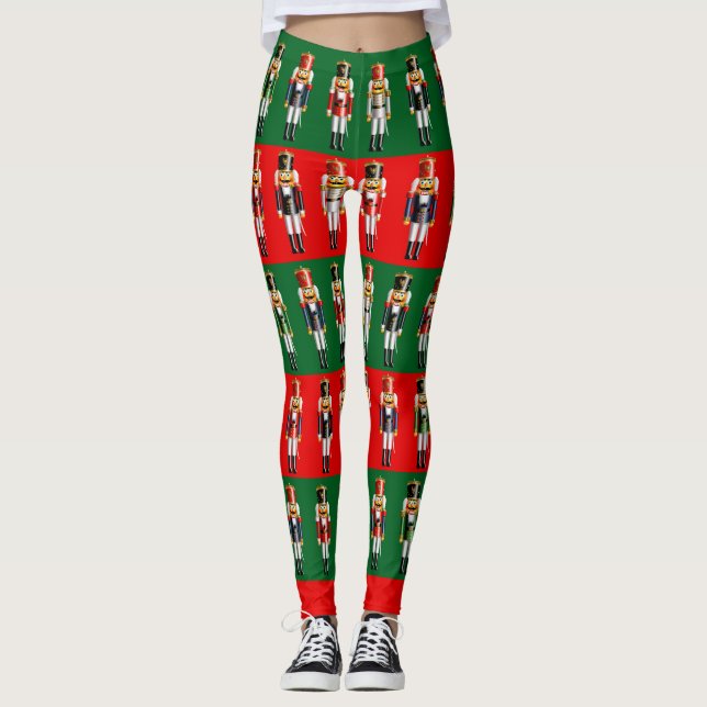 Legging Legião do Exército Noz-Cracker de Natal (Frente)
