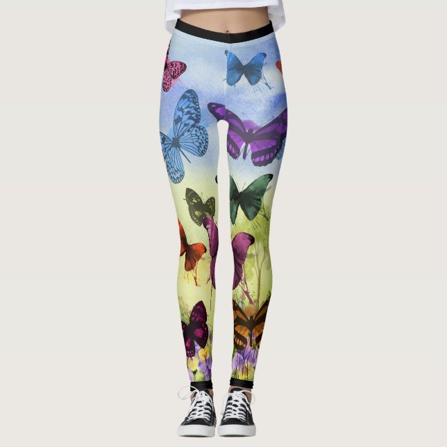 Legging Legigamentos com borboletas (Frente)