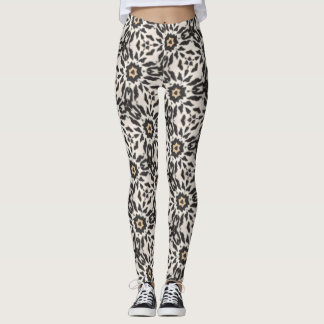 Legging Legigamentos com padrão de pontos geométricos