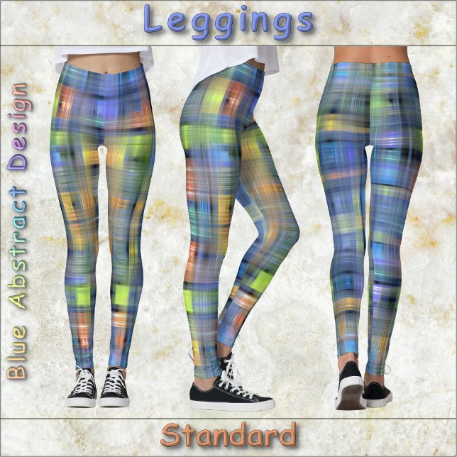 Legging LEGINGS - Design Abstrato Azul (Criador carregado)