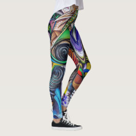 Legging Legumes de Grafite coloridos e modernos