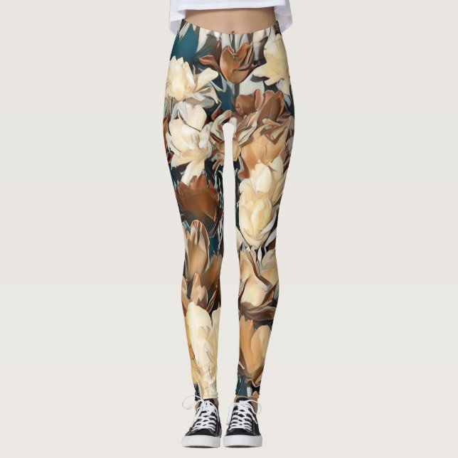 Legging Leguminosas Florais com Efeito Fada (Frente)
