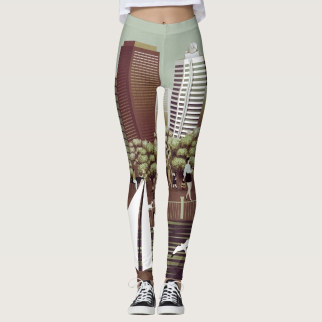 Legging Leguminosas para paisagens urbanas (Frente)