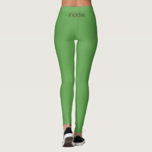 Legging Leguminosas verdes espinhosas