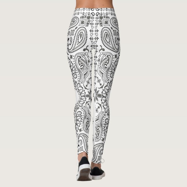 Legging Lenço Branco (Verso)
