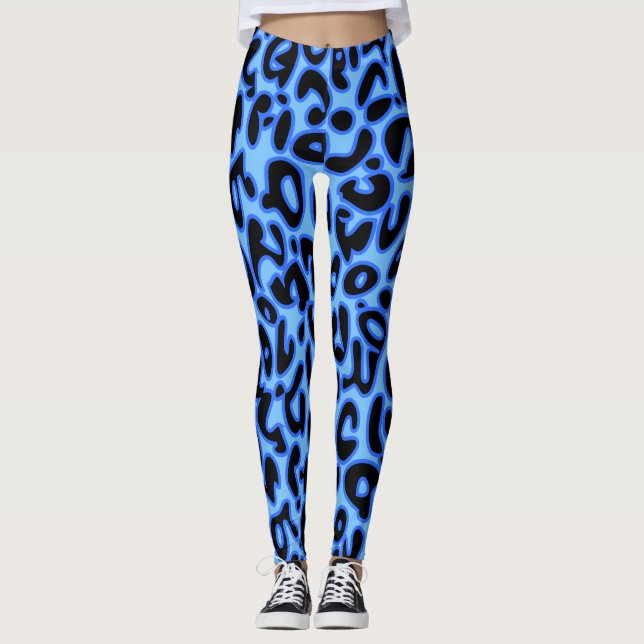 Legging Leopardo azul (Frente)