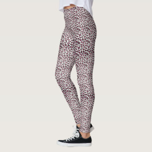 Legging Leopardo cor-de-rosa