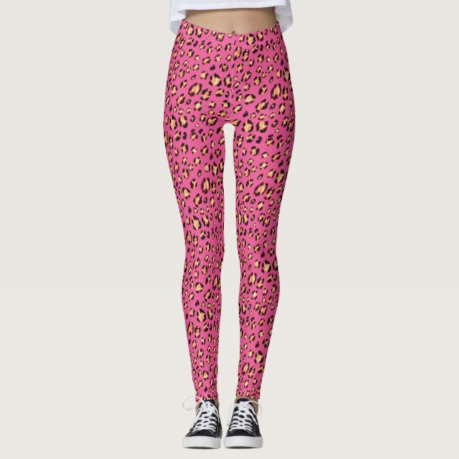 Legging Leopardo de luxo (Frente)