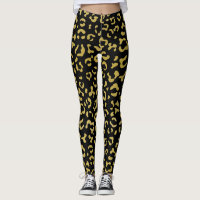 Leopardo Dourado, Brilhante Dourada, Padrão-Leopar