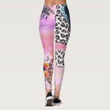 Leopardo Funky e caneleiras florais