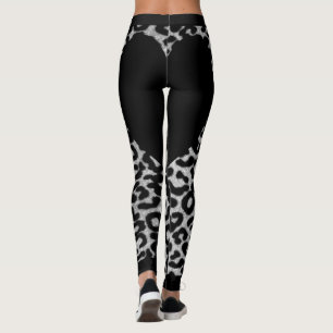 Legging Leopardo Negro
