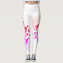 Legging Leopardo Rosa Geométrico