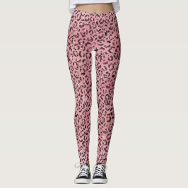 Legging Leopardo rosa - Imprimir brilho
