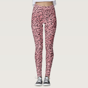 Legging Leopardo rosa - Imprimir brilho