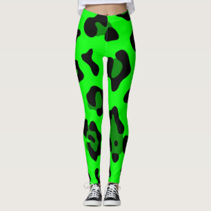Legging leopardo verde ácido