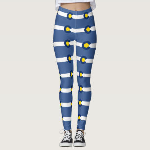 Legging Letra azul C Marcas do Colorado
