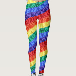 Legging LGBT Marca arco-íris orgulho do arco-íris chic mod
