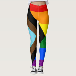 Legging LGBTQ & Pride - Sinalizador de Progresso do Arco-í