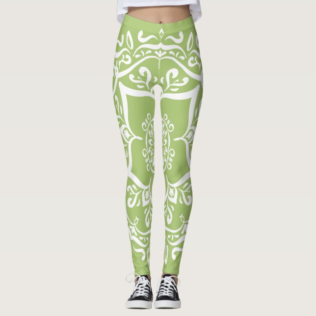 Legging Lichen Mandala (Frente)