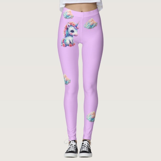 legging licorne et nuages (Frente)