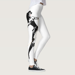 Legging Liga da Justiça  Mulher Maravilha Com Pop De Laç