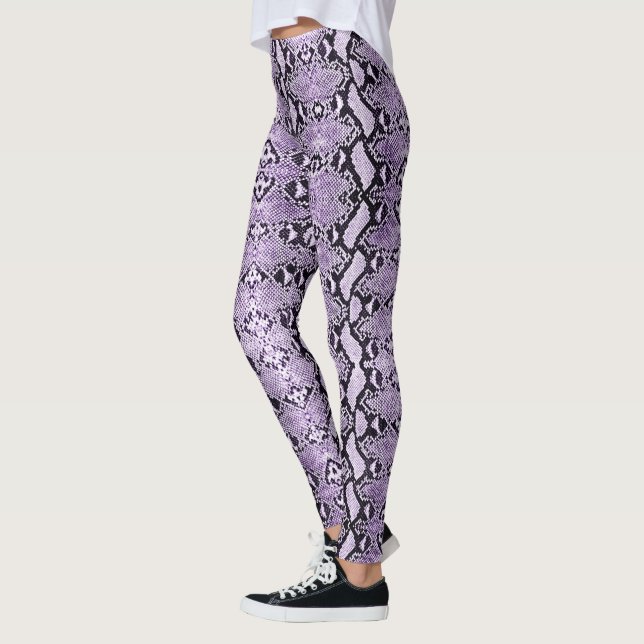 Legging Lilac Roxo Python Snakeskin (Esquerda)