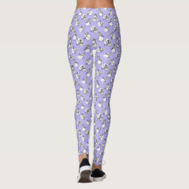 Legging Lilac Snowmen Pattern | Festa de Natal