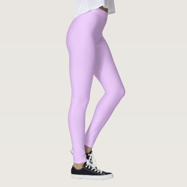 Legging Lilás, cor lilás pastel sólida (Direita)
