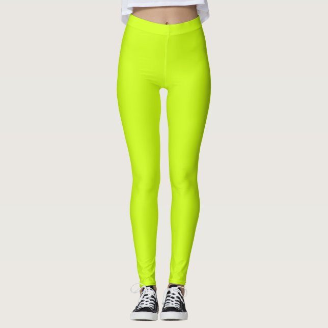 Legging lima ártico (cor sólida) (Frente)
