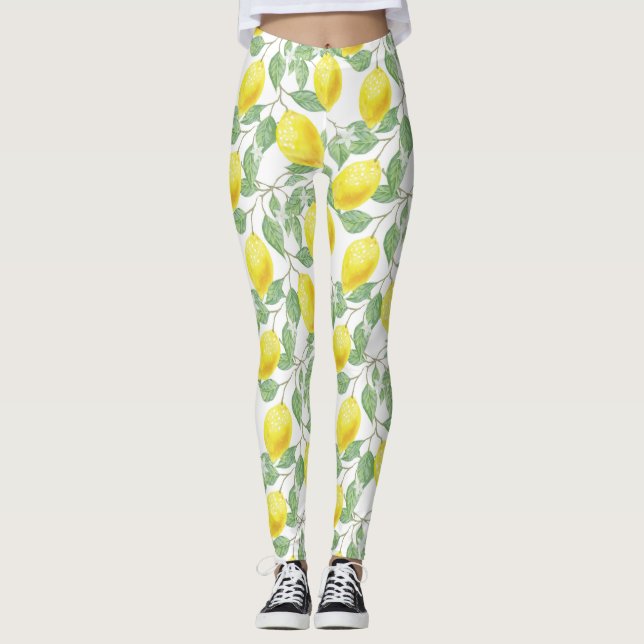 Legging Limão amarelo (Frente)