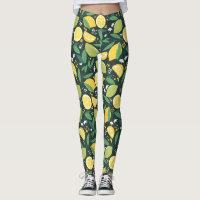 Limão amarelo e padrão de Comida de Fruta verde