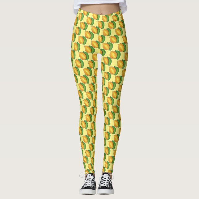 Legging Limão Limão Citrus Fruta Fruticultura Limões n' Li (Frente)