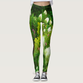 Legging Limelight Hydrangeas no meu Jardim Rubio