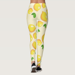 Legging Limões amarelos frescos