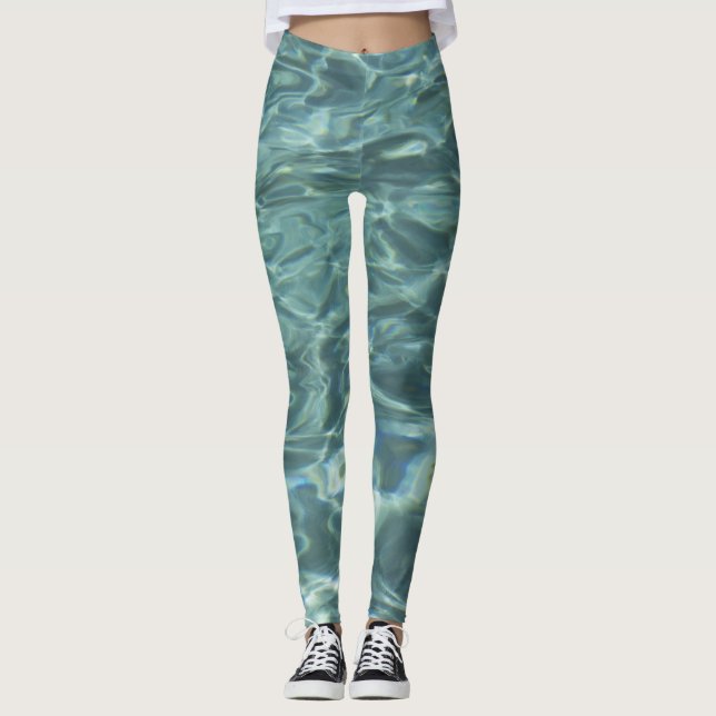 Legging Limpar Água Azul (Frente)